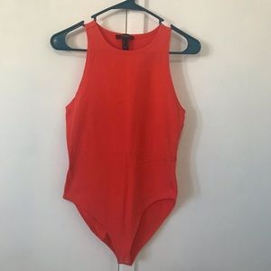 Forever 21 orange bodysuit